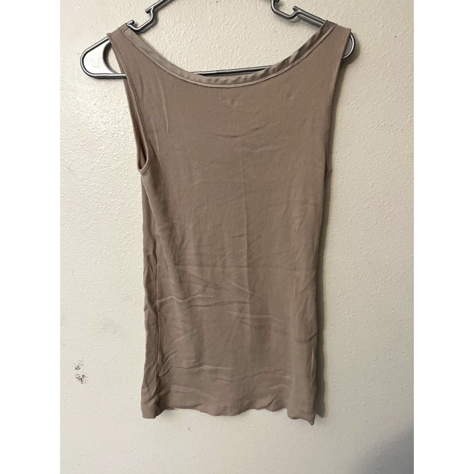 Loft Loft Tank Women Brown Cotton GUC M Medium Sleeveless Shirt/Top Size M / US 6-8 / IT 42-44 - 3 Thumbnail
