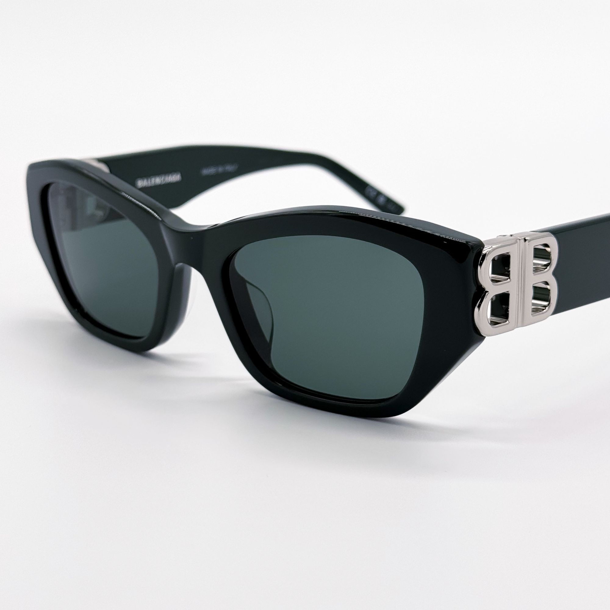 Balenciaga NEW BALENCIAGA BB0311SK 004 SUNGLASSES GREEN GEOMETRIC Size ONE SIZE - 7 Thumbnail