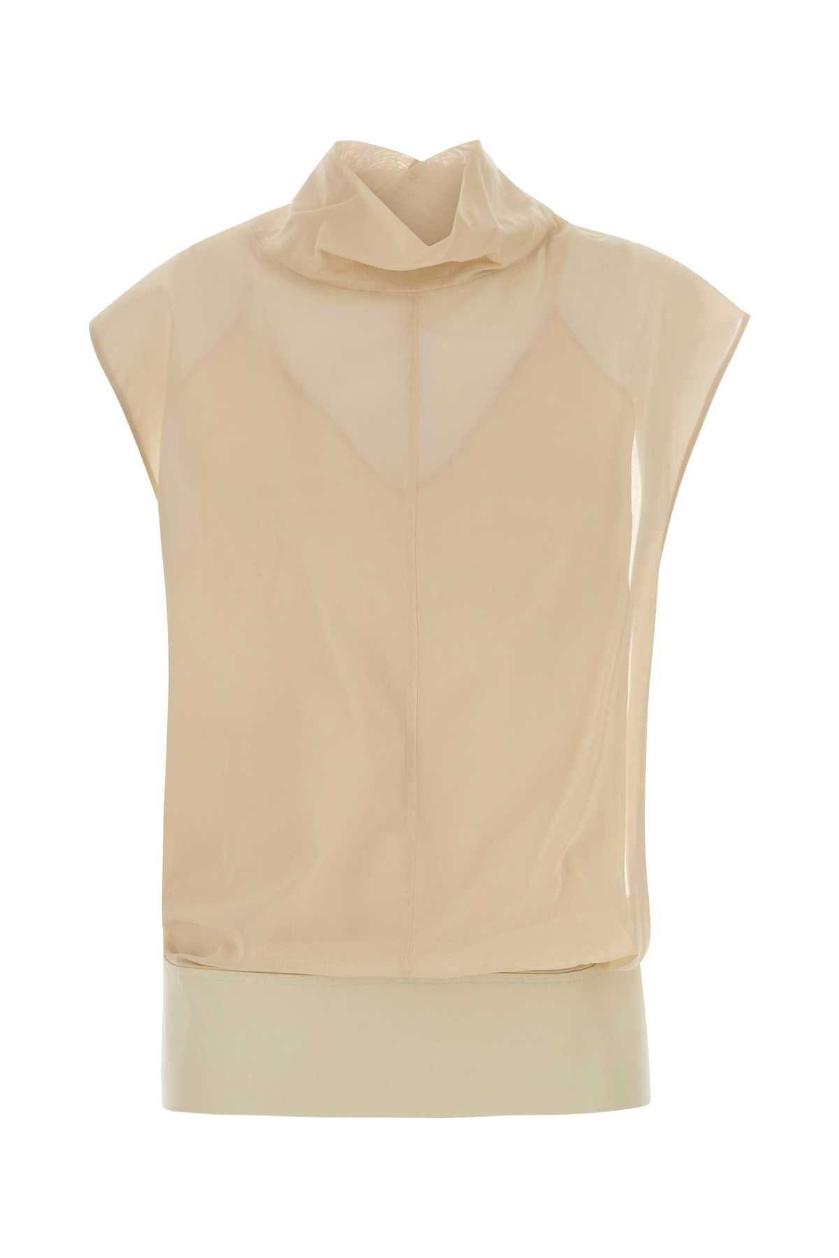Sportmax Skin Pink Cotton Grado Top Size M / US 6-8 / IT 42-44 - 1 Thumbnail