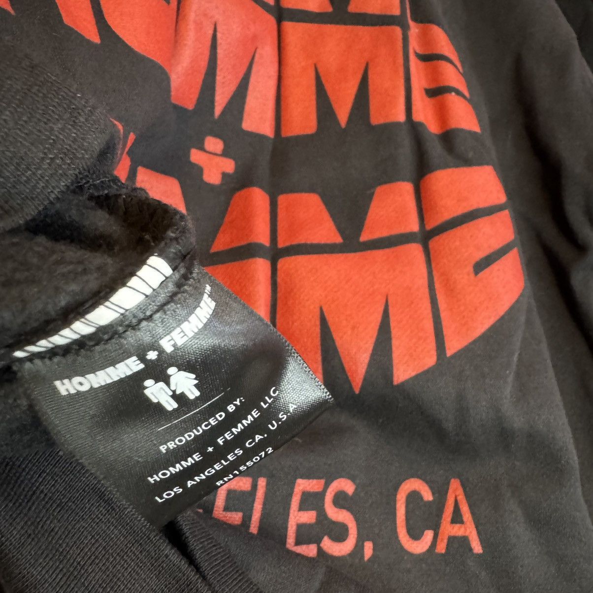 Homme + Femme La •NWT• Homme + Femme LA Black w/ Red Money Sex Respect Hoodie Size US L / EU 52-54 / 3 - 10 Thumbnail