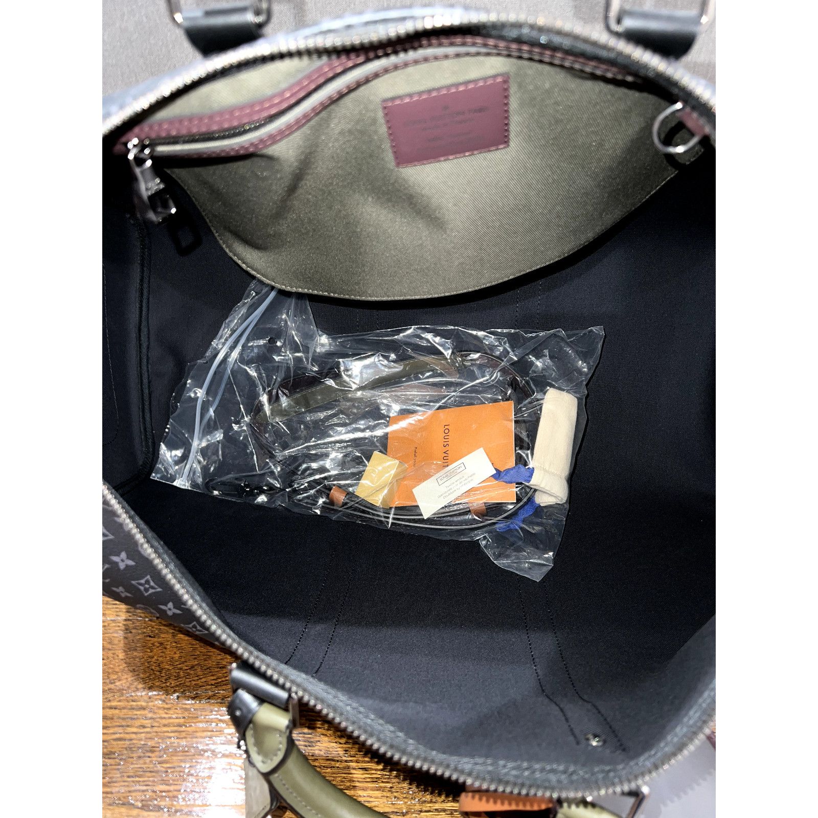 Louis Vuitton Louis Vuitton Keepall Bandouliere Patchwork Travel Bag Size ONE SIZE - 10 Thumbnail