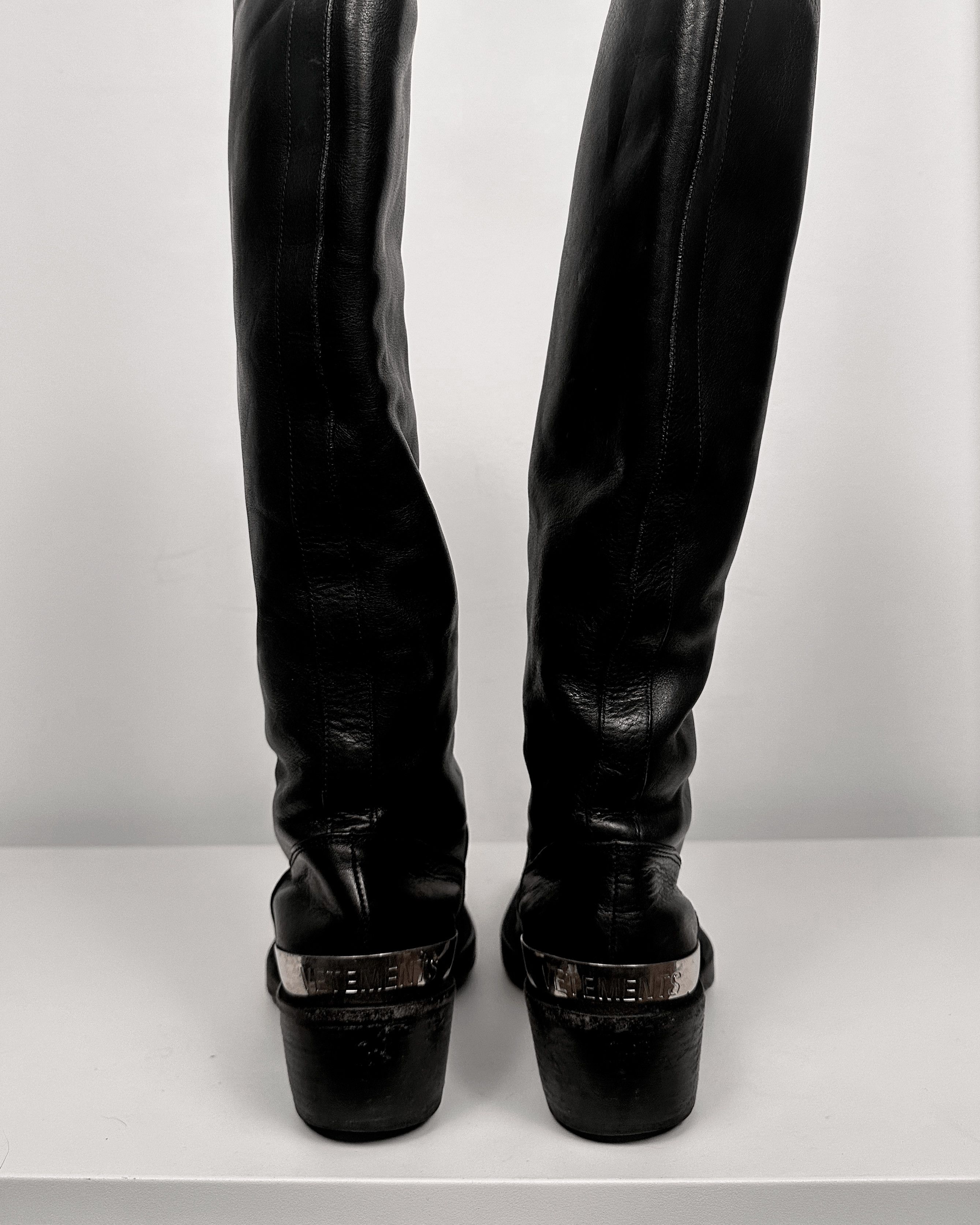Vetements Vetements Metal Toe Cap Western Cowboy Boots Size US 5 / EU 37 - 8 Thumbnail