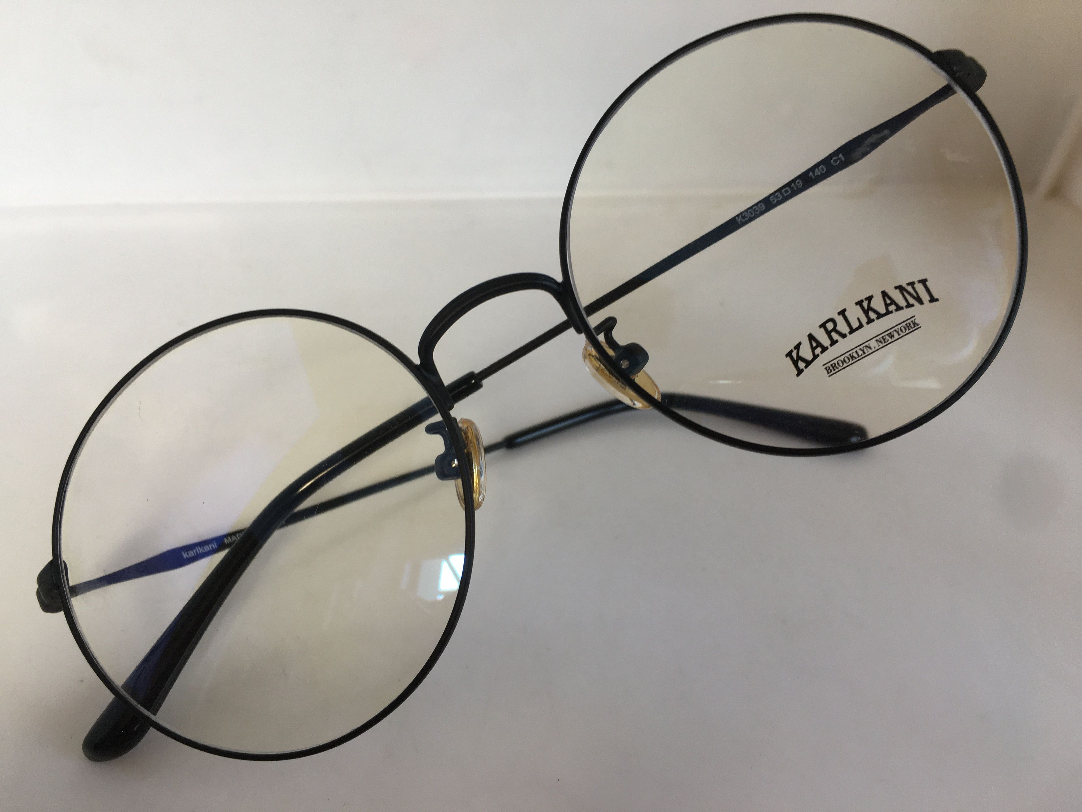 Other KARLKANI Black Round Eyeglasses Frame GATSBY ARISTOCRAT Size ONE SIZE - 5 Thumbnail