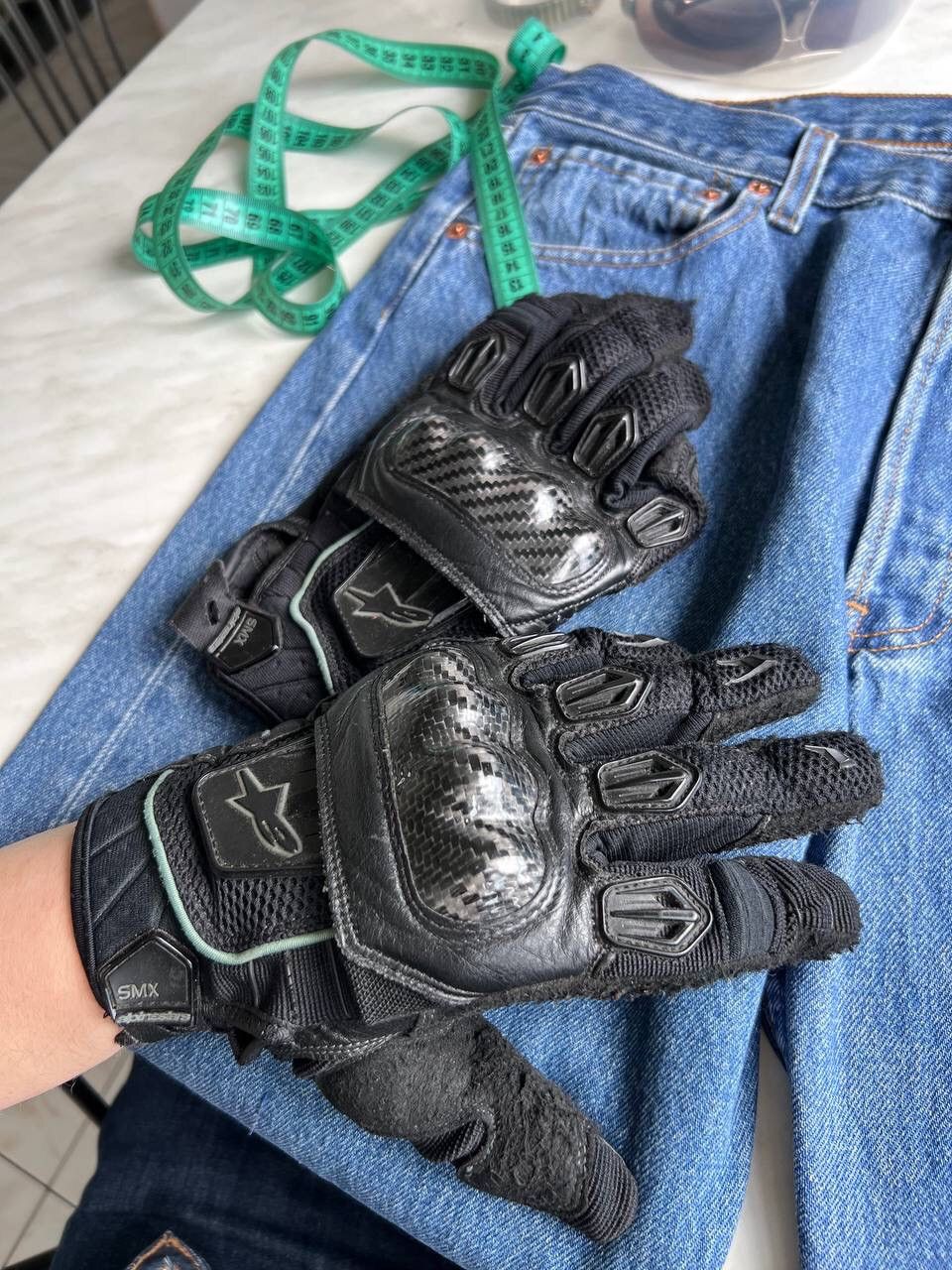 Alpinestars Vintage Alpinestars Black Leather Gloves Motorcycle Racing Size ONE SIZE - 12 Thumbnail