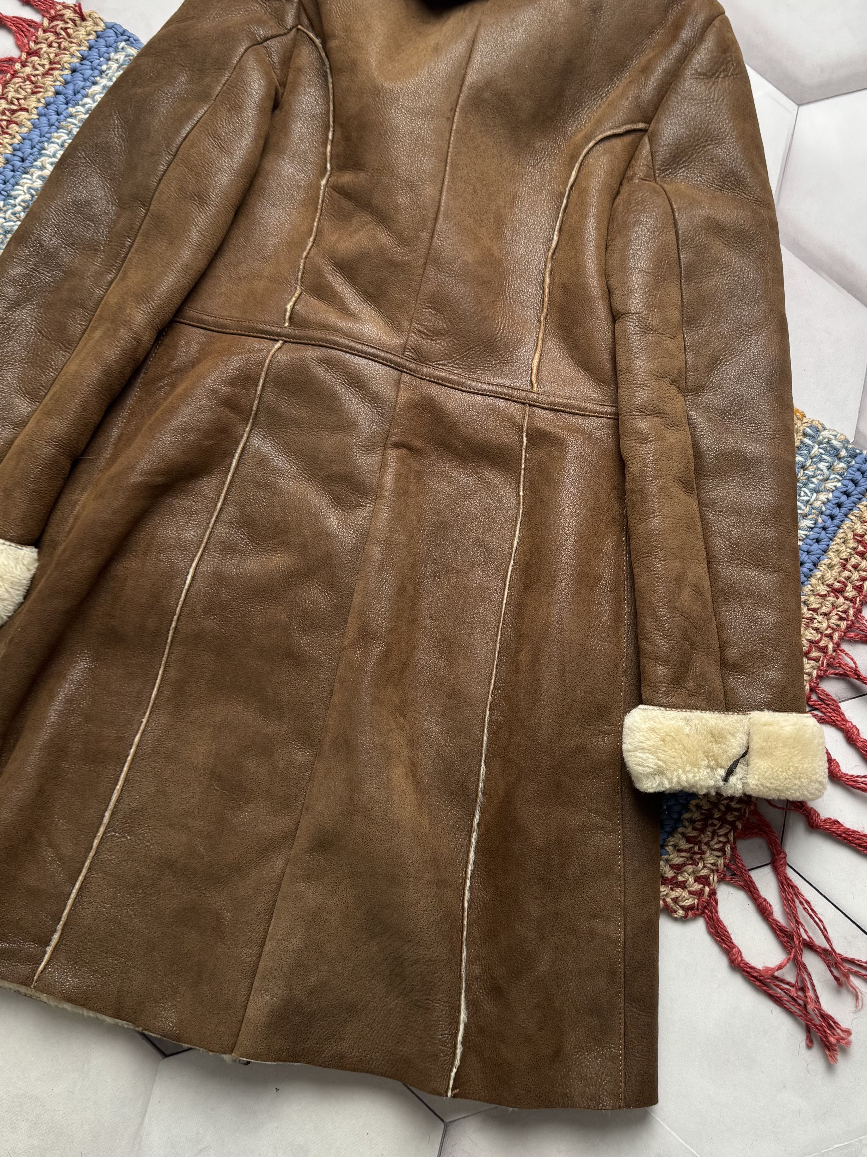 Japanese Brand Vintage Real Sheepskin Hooded Coat (E4) Size S / US 4 / IT 40 - 13 Thumbnail
