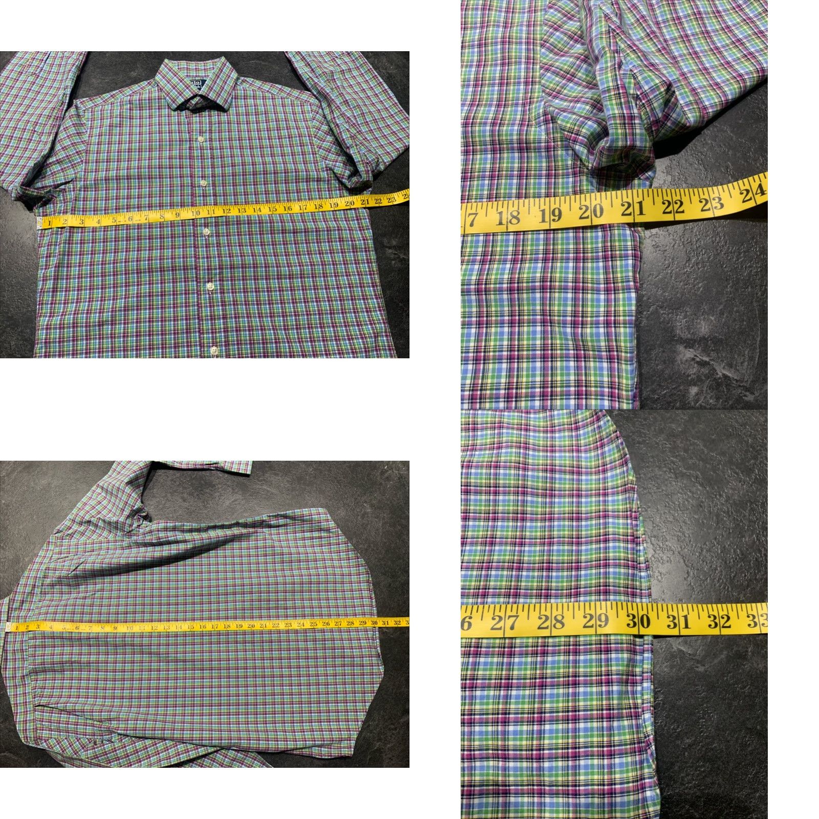 Polo Ralph Lauren Polo Ralph Lauren Regent Custom Fit 15 - Medium M Plaid Size US L / EU 52-54 / 3 - 8 Thumbnail