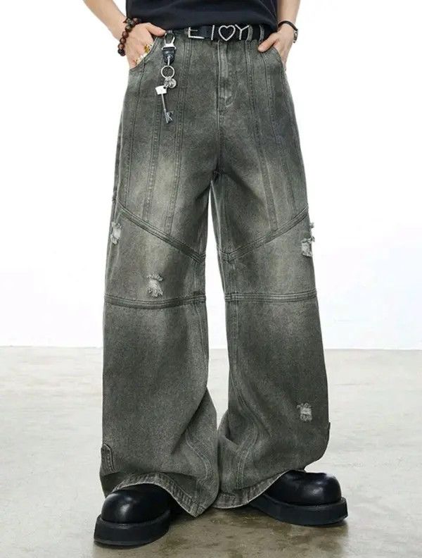 VIBE Wide Leg Baggy Jeans Size US 32 / EU 48 - 1 Thumbnail