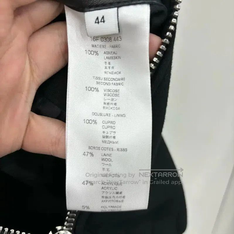 Givenchy Givenchy Black Leather Stripe Women's Jacket . Size M / US 6-8 / IT 42-44 - 4 Thumbnail