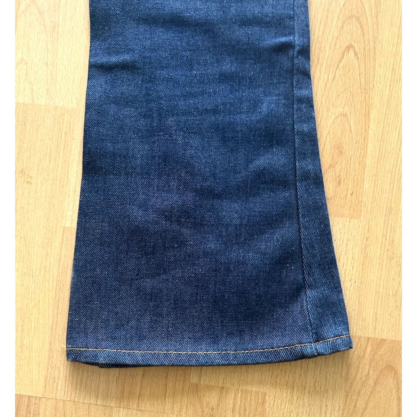 Levi's VINTAGE Levi's 646 0217 Raw Orange Tab Bell Bottom Flare Denim Jeans Mens 28 NWOT Size US 28 / EU 44 - 4 Thumbnail