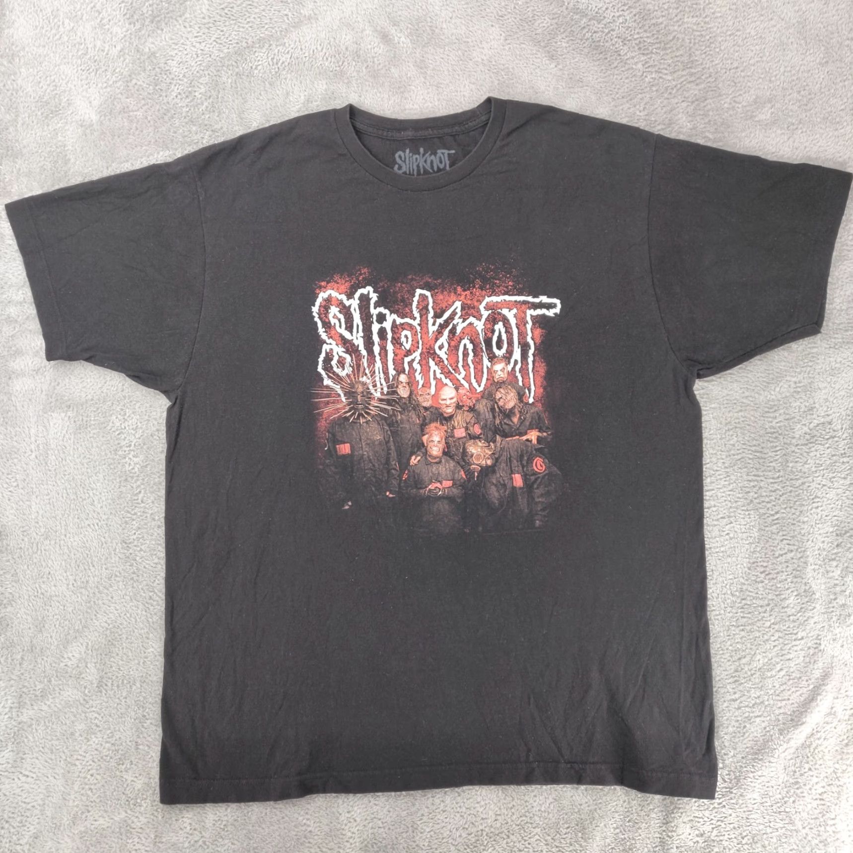 Vintage Slipknot T Shirt Mens XL Black Short Sleeve Graphic Rock Band Crew Neck Cotton Size US XL / EU 56 / 4 - 2 Thumbnail
