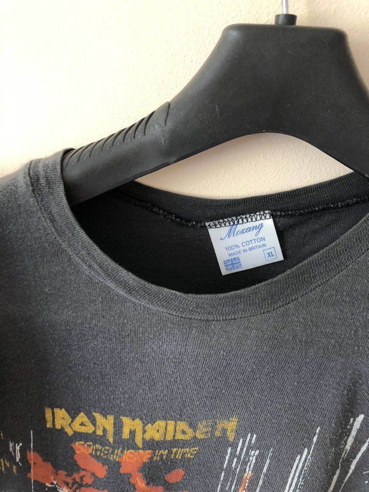 Iron Maiden × Vintage Vintage 80s Iron Maiden deconstructive rare shirt tee Size US S / EU 44-46 / 1 - 14 Thumbnail