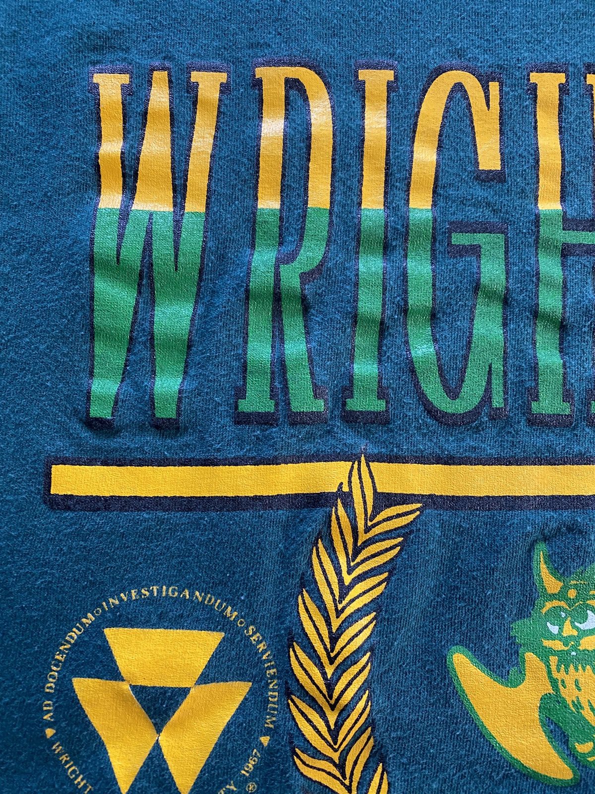 Other Vintage 90’s Wright State Raiders Single Stitch Sleeves Tee Size US L / EU 52-54 / 3 - 3 Thumbnail