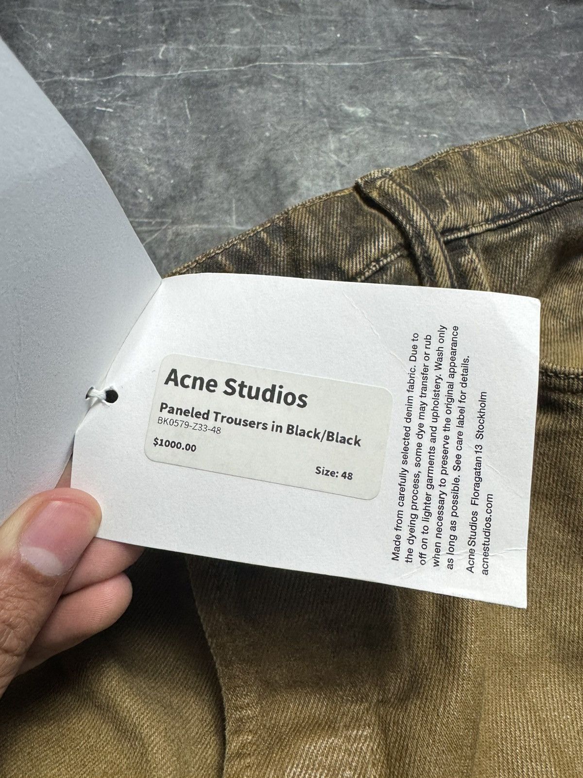 Acne Studios Acne Studios Paneled Trousers Size US 32 / EU 48 - 13 Thumbnail