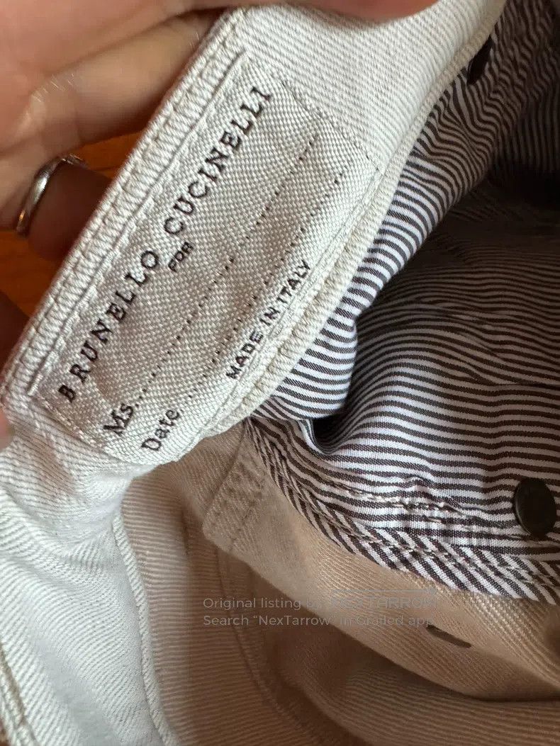 Brunello Cucinelli Brunello Cucinelli Ivory White Casual Pants Size 25" / US 0 / IT 36 - 5 Thumbnail