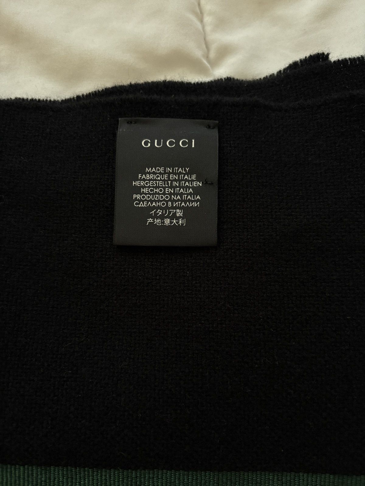 Gucci Gucci Strong Bee Appliqué Scarf Size ONE SIZE - 3 Thumbnail