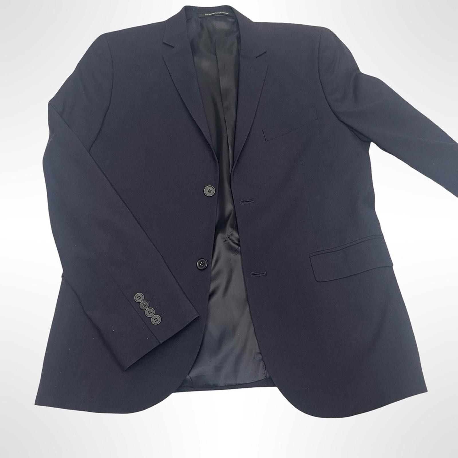 H&M H&M Slim Fit - Size 40R Men's Blazer in Dark Navy - mint Size 40R - 3 Thumbnail