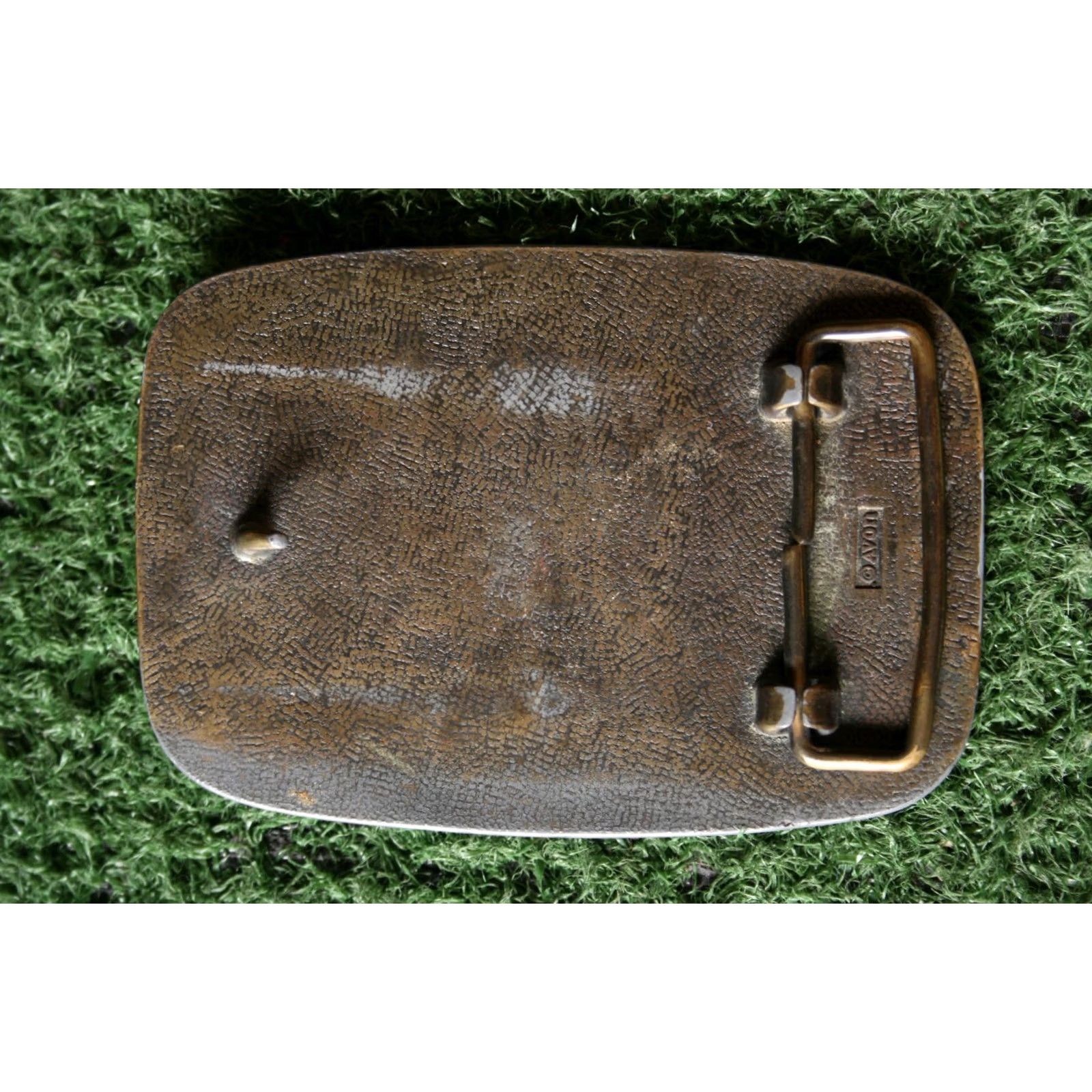 Vintage VINTAGE AVON Bi-Plane Airplane Rectangular Belt Buckle Size ONE SIZE - 2 Thumbnail