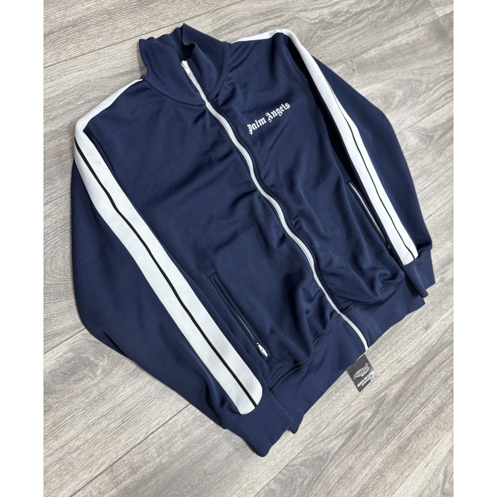 Palm Angels Palm Angels Classic Track Jacket ' Blue White ' | GREAT COND Size US L / EU 52-54 / 3 - 2 Thumbnail
