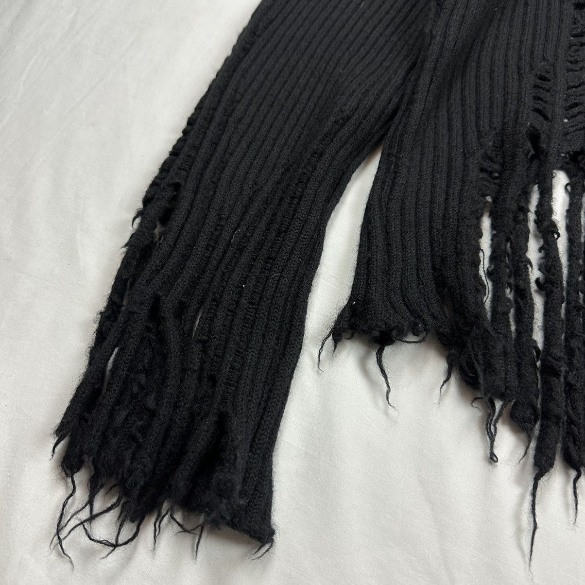 Balmain SS11 Balmain by Christophe Decarnin Distressed Knit Sweater Size M / US 6-8 / IT 42-44 - 6 Thumbnail