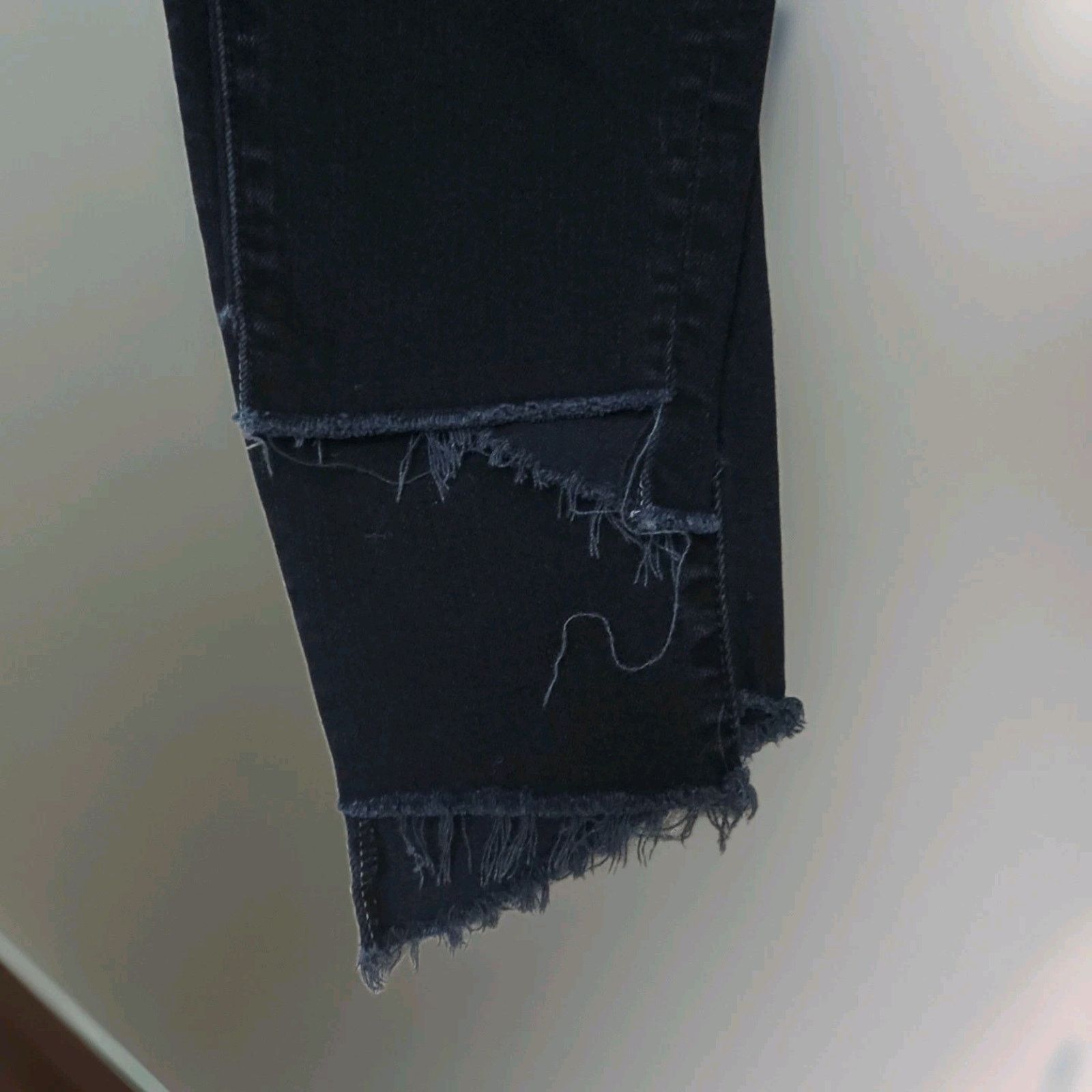 MOTHER Mother The Stunner Zip Two Step Fray Skinny In Last Call 27 Size 27" / US 4 / IT 40 - 7 Thumbnail