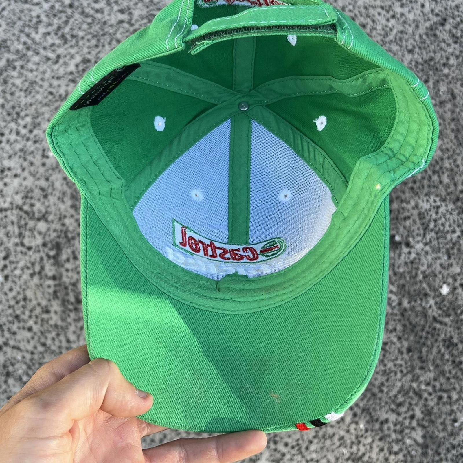 Fox Racing Green Castrol Racing Cap 🏁 Size ONE SIZE - 4 Thumbnail