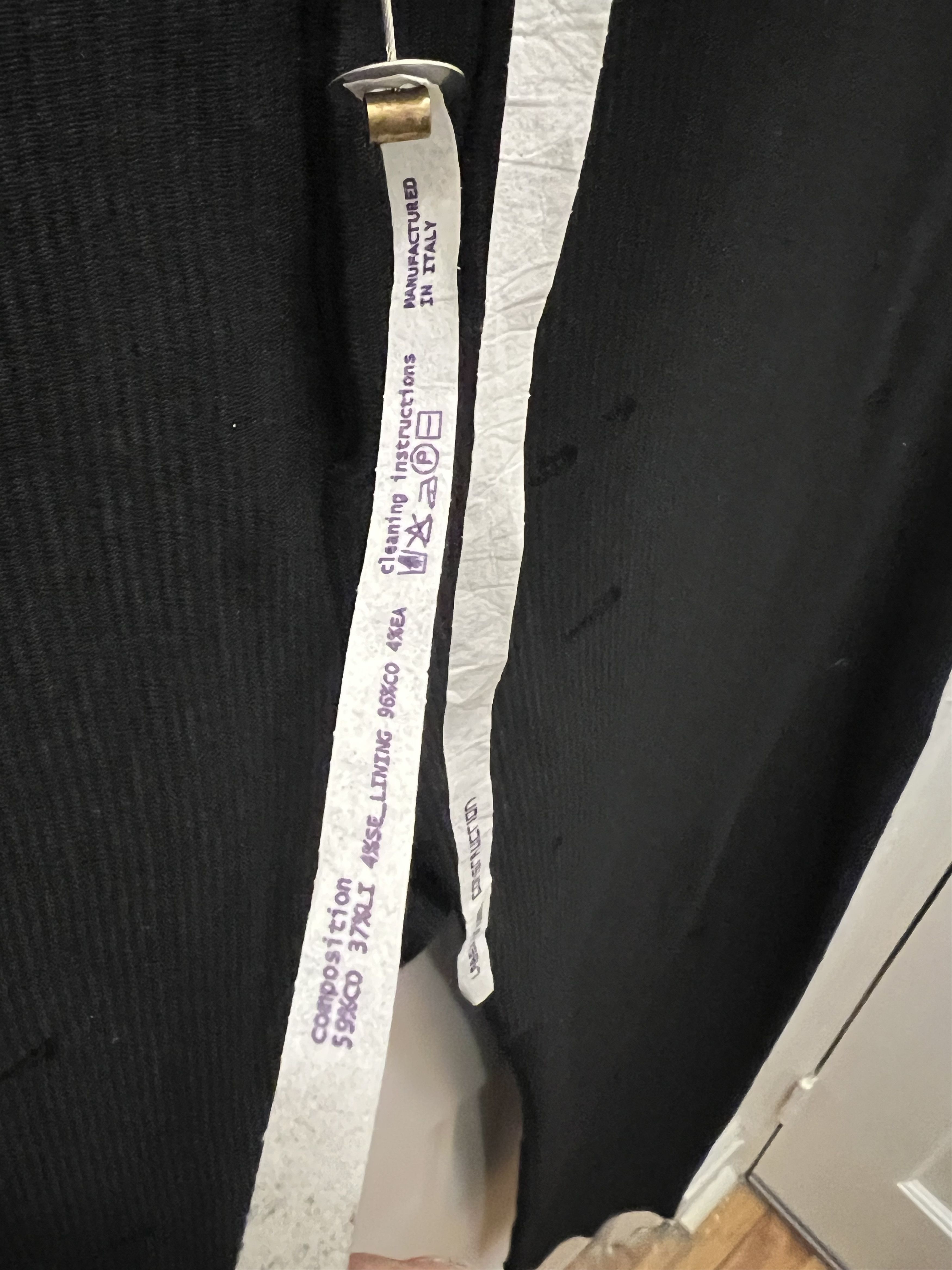 Label Under Construction NWOT $1099 Scarred Cotton Linen Easy Pants Size US 36 / EU 52 - 3 Thumbnail