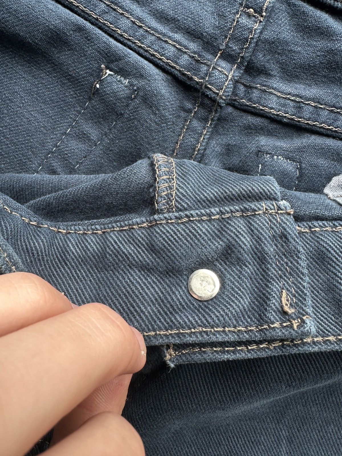 Levi's MADE IN USA 🚨 LEVI’S 550 RARE WASHED DENIM JEANS VNTG Size US 32 / EU 48 - 11 Thumbnail