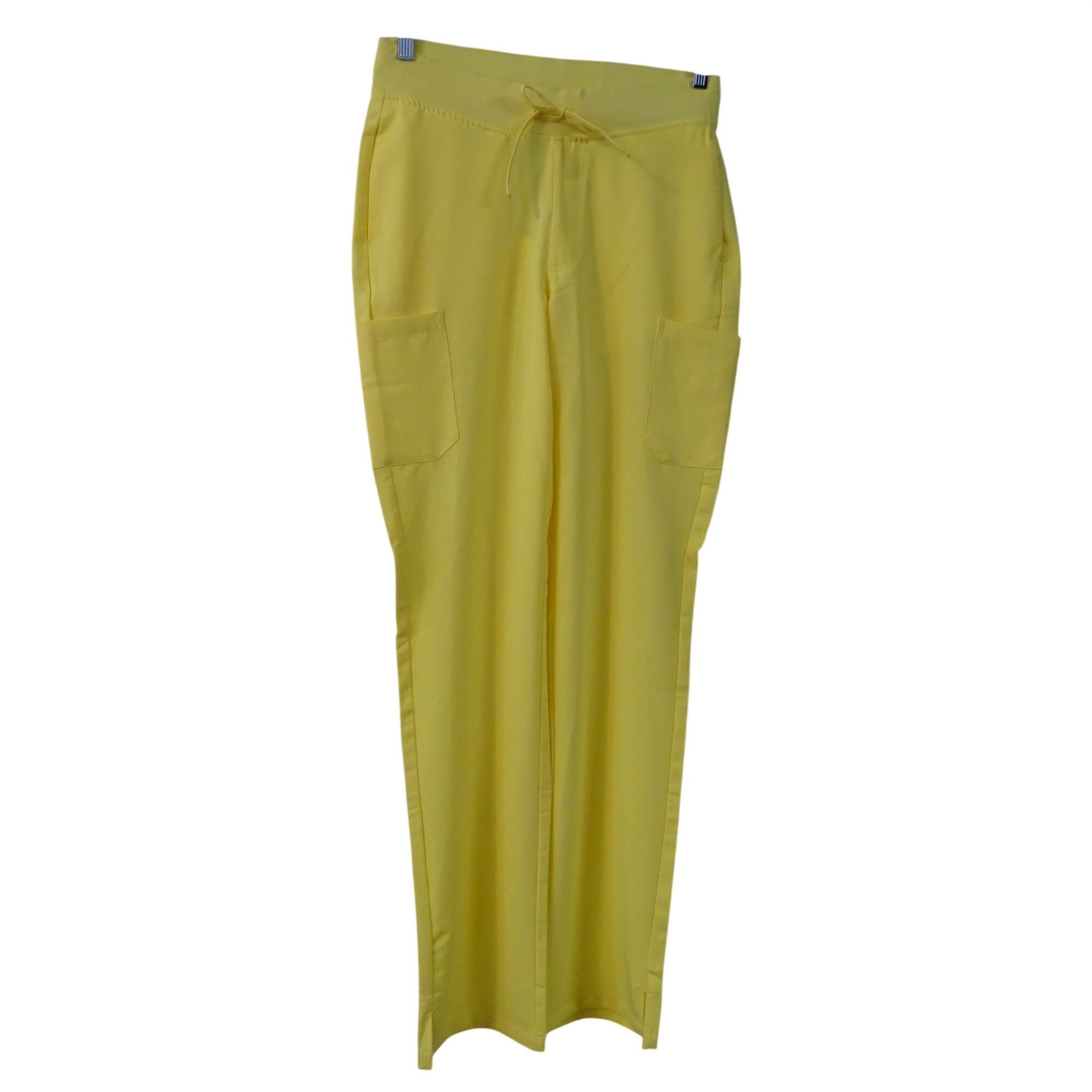 Other Mandala Cargo Yellow Scrub Pants Women Size S TALL Stretch Size 30" / US 8 / IT 44 - 2 Thumbnail