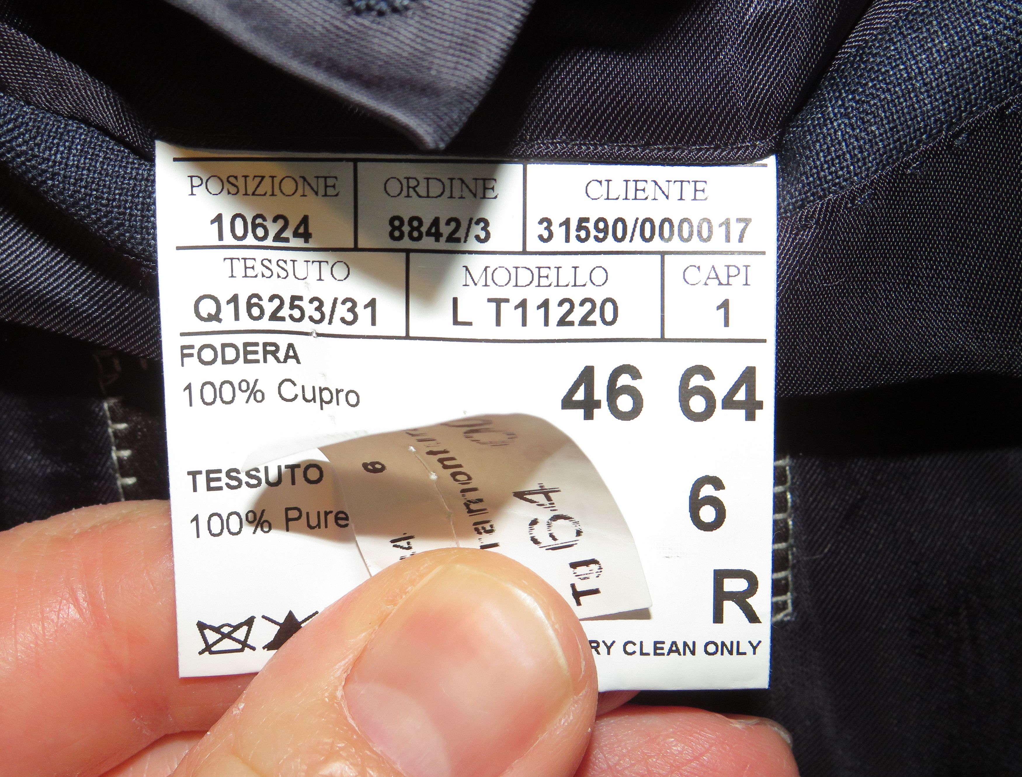 Canali Super 150 Brown Label Blue Plaid Two Button Sui Size 50L - 16 Thumbnail