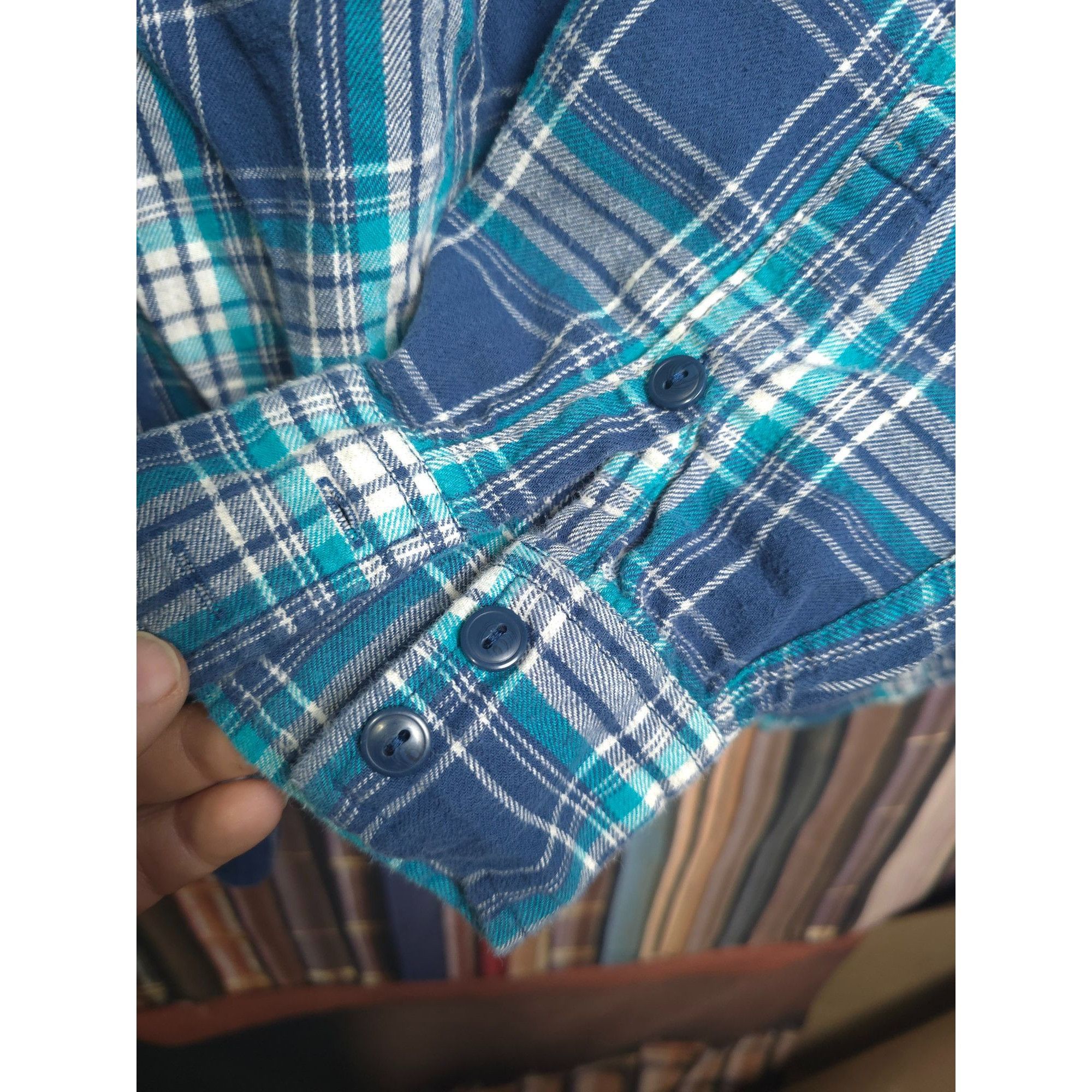 Vintage Vintage Arizona Jeans Co. Mens XXL Plaid Flannel Shirt 90s Size US XXL / EU 58 / 5 - 4 Thumbnail