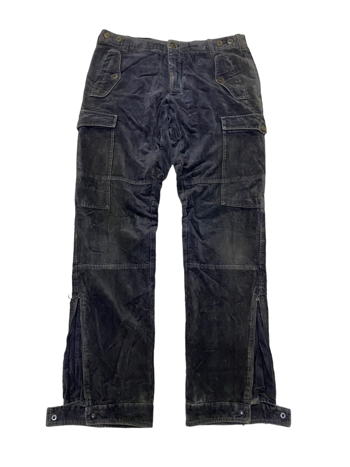 Viktor & Rolf 💥Viktor & Rolf Italy Velvet Cargo Pant Size US 33 - 1 Thumbnail