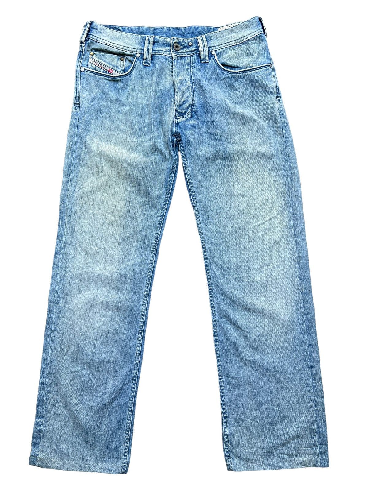 Diesel × Vintage Vintage Distressed Diesel Industry Wide Jeans 32x30 Size US 32 / EU 48 - 2 Thumbnail