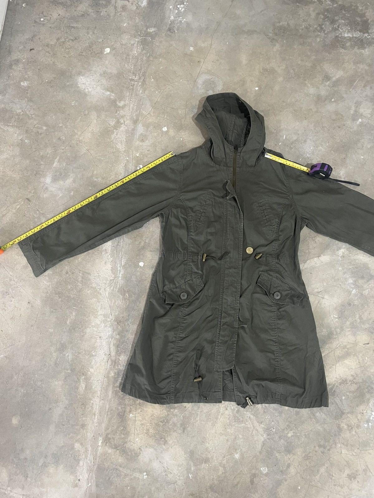Japanese Brand × Vintage vintage y2k unbranded japanese brand military style parka Size US XS / EU 42 / 0 - 6 Thumbnail