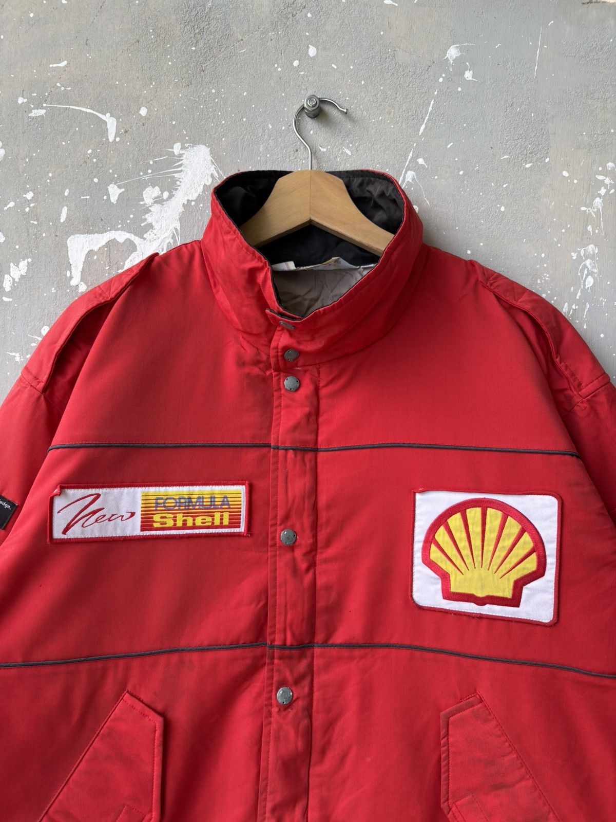 Ferrari Vintage Shell Formula Work F1 Red Jacket 🧥 Size US XL / EU 56 / 4 - 4 Thumbnail