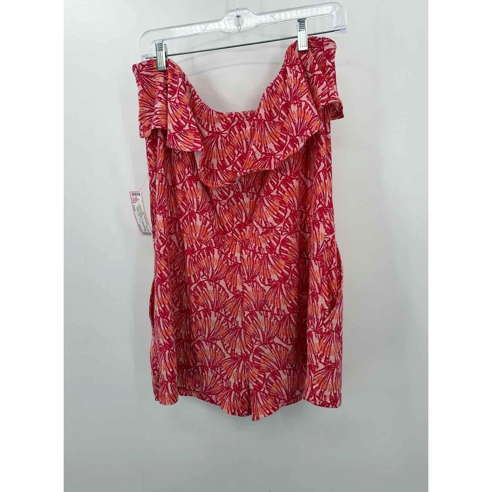 Vineyard Vines Vineyard Vines Pre-Owned Red Size Small Printed Strapless Romper Size 28" / US 6 / IT 42 - 3 Thumbnail