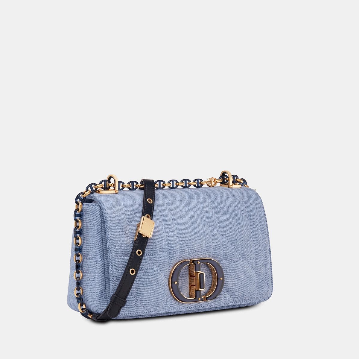 Dior o1bcso1str0226 Size:OS/Medium Caro Bag in Blue Size ONE SIZE - 1 Thumbnail