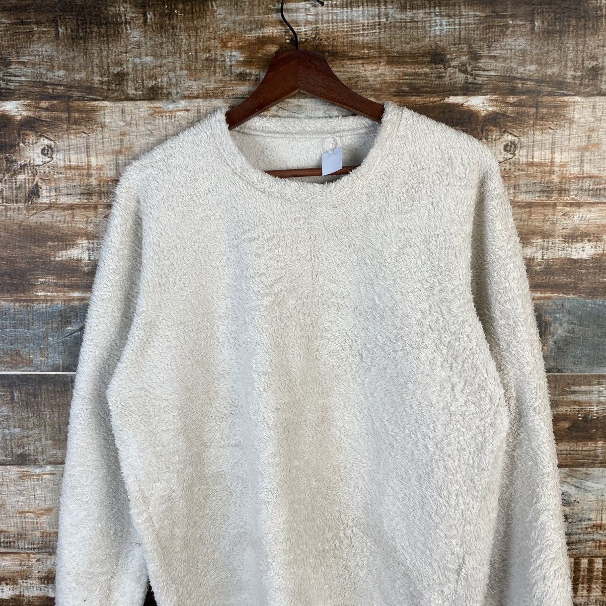 Vintage DL Uniqlo White fleece fur Knitwear #C1177 Size M / US 6-8 / IT 42-44 - 5 Thumbnail