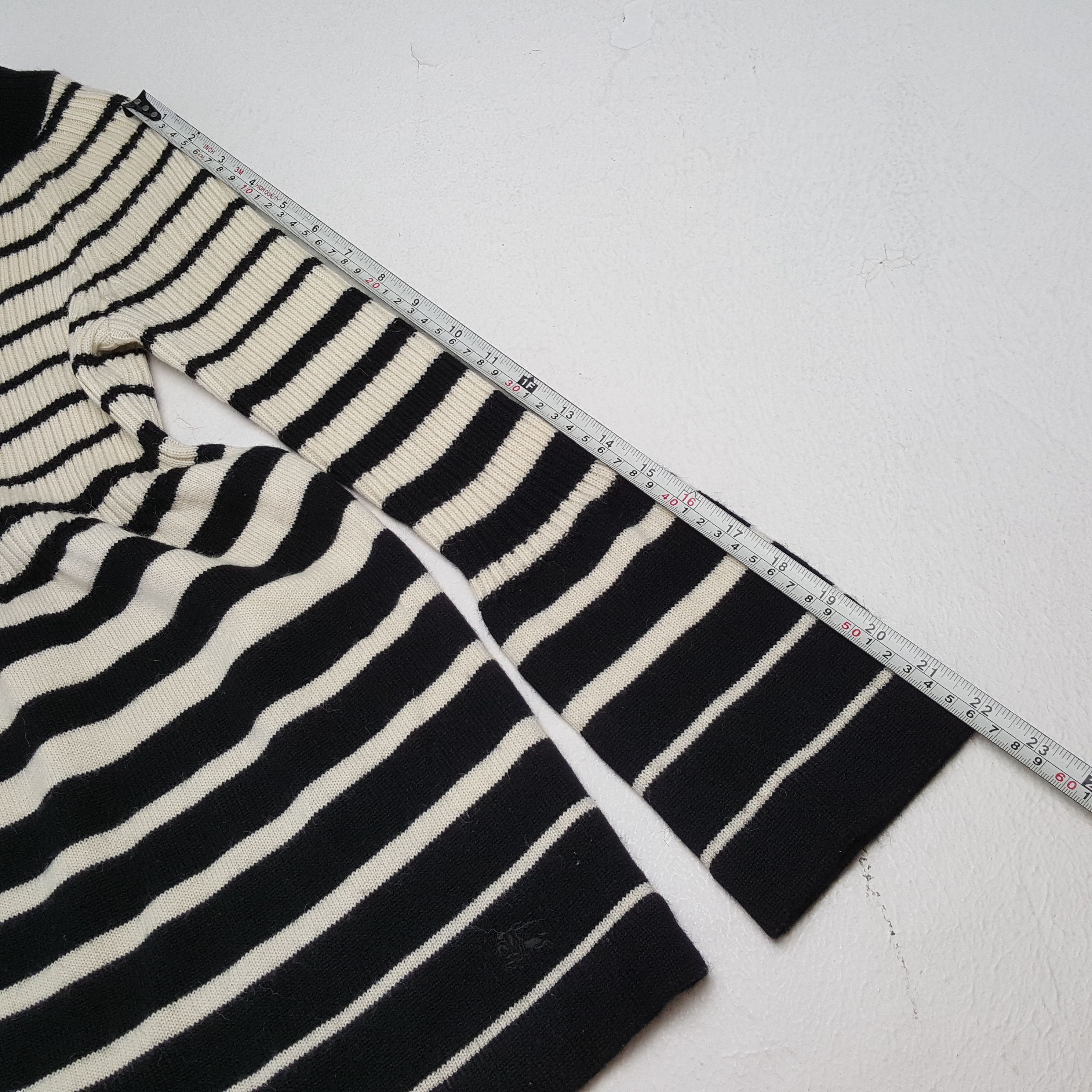 Burberry × Vintage BURBERRY LONDON Stripes Design Fashion Style Tshirt Size XXS / US 00 / IT 34 - 5 Thumbnail
