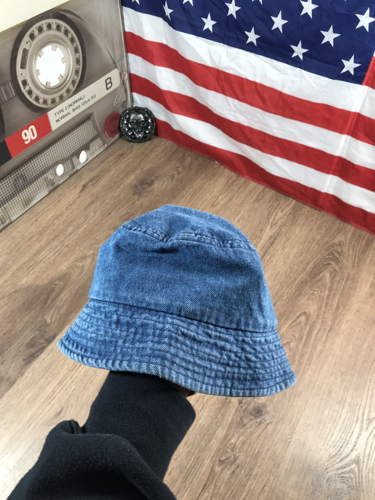 Juicy Couture × Vintage Juice Couture Denim Panama Hat Size ONE SIZE - 4 Thumbnail