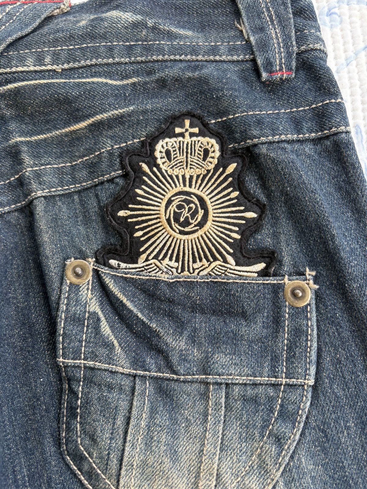 Japanese Brand Japanese Richer Glamour Streetwear Jeans Flared Denim Size US 28 / EU 44 - 14 Thumbnail