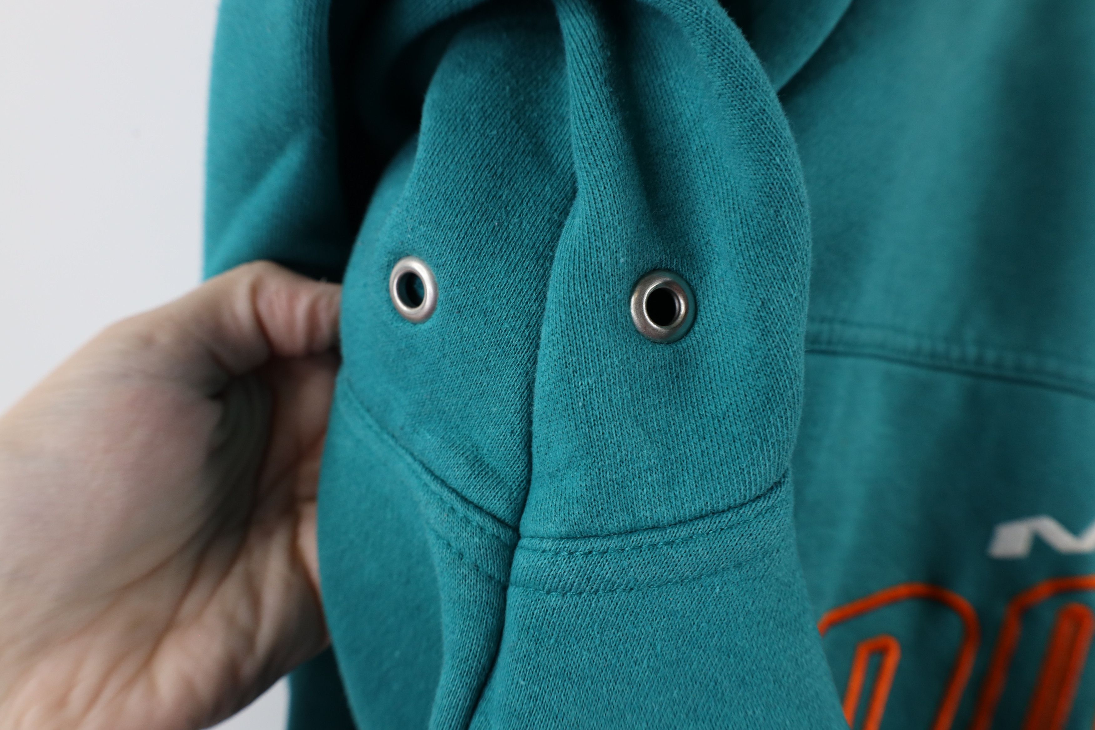 Vintage Vintage 90s Out Miami Dolphins Football Sweatshirt Teal Size US L / EU 52-54 / 3 - 9 Thumbnail