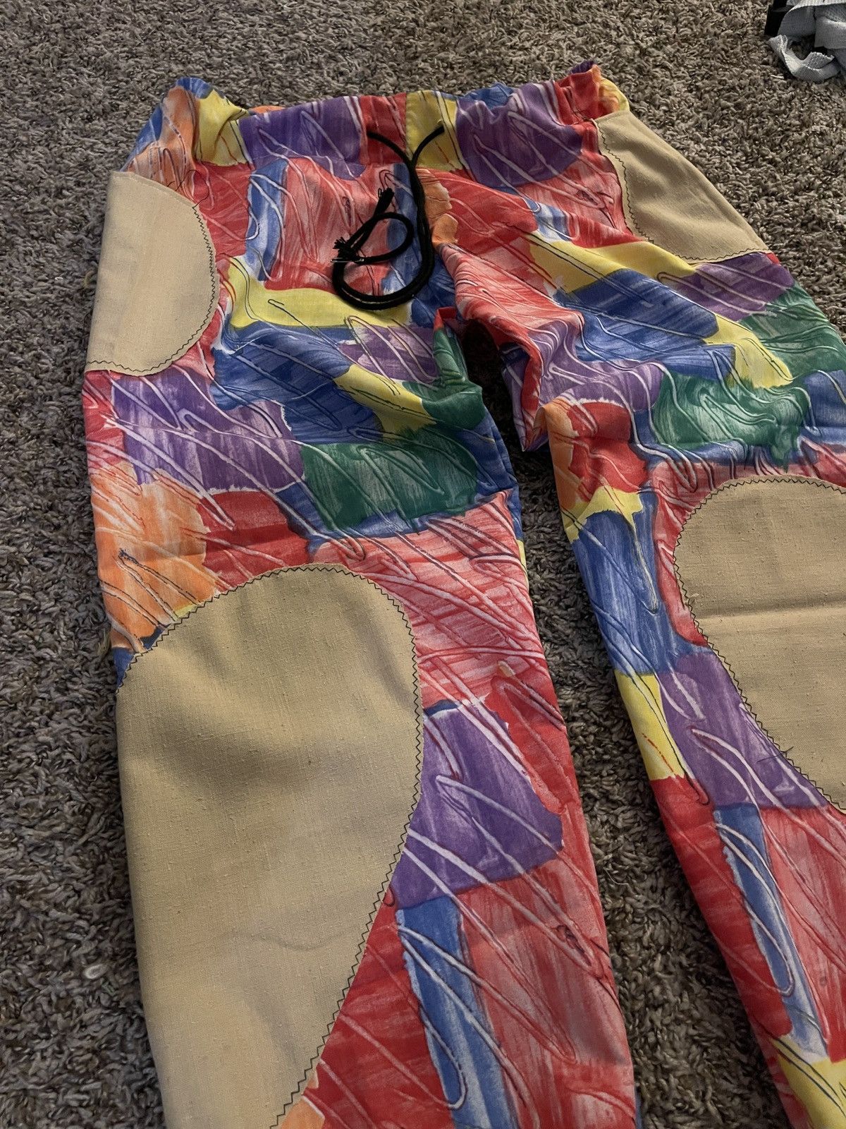 Handmade Painted Love Sweatpants Size US 34 / EU 50 - 6 Thumbnail