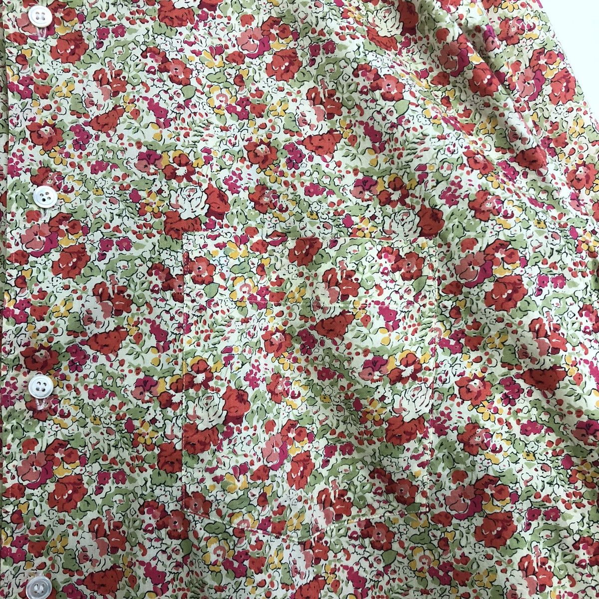 Comme des Garcons Homme Deux COMME des GARÇONS HOMME DEUX FLORAL LIBERTY BUTTON SHIRT Size US L / EU 52-54 / 3 - 4 Thumbnail