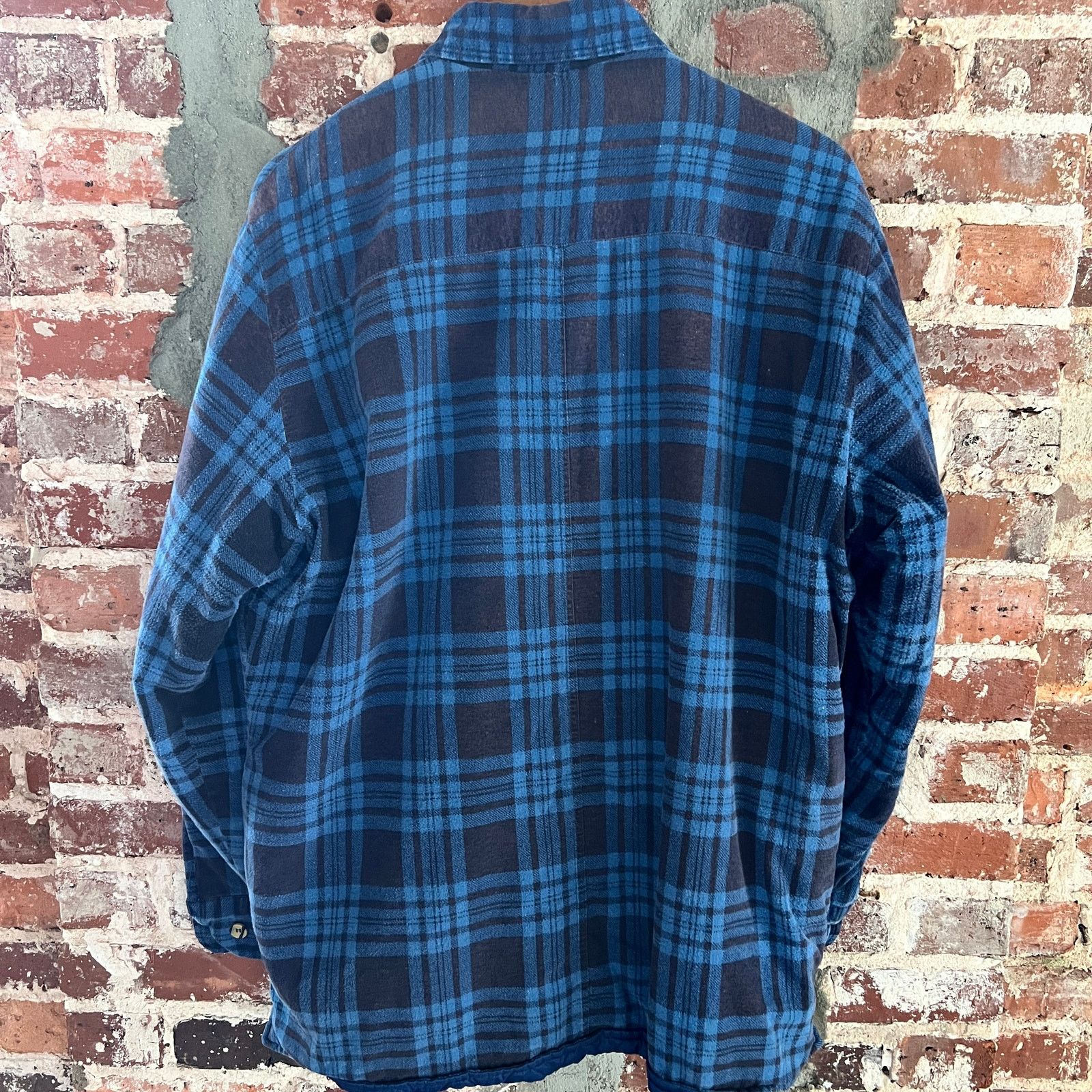 The Men's Store VTG Insulated Flannel Men's Shirt Jacket L 23x28 Size US L / EU 52-54 / 3 - 6 Thumbnail