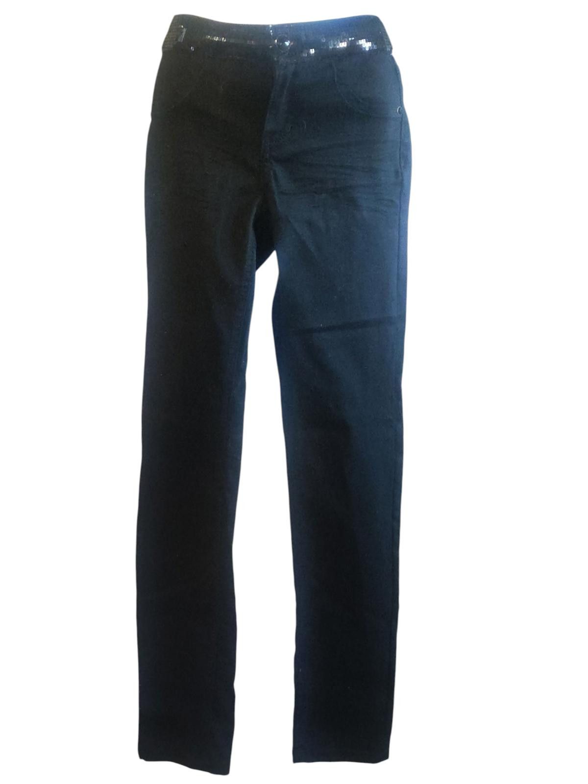 Sneeze Magazine SQEEZE Original Denim Black Jeans for Girls Size 14 Size 24" / US 00 / IT 34 - 3 Thumbnail