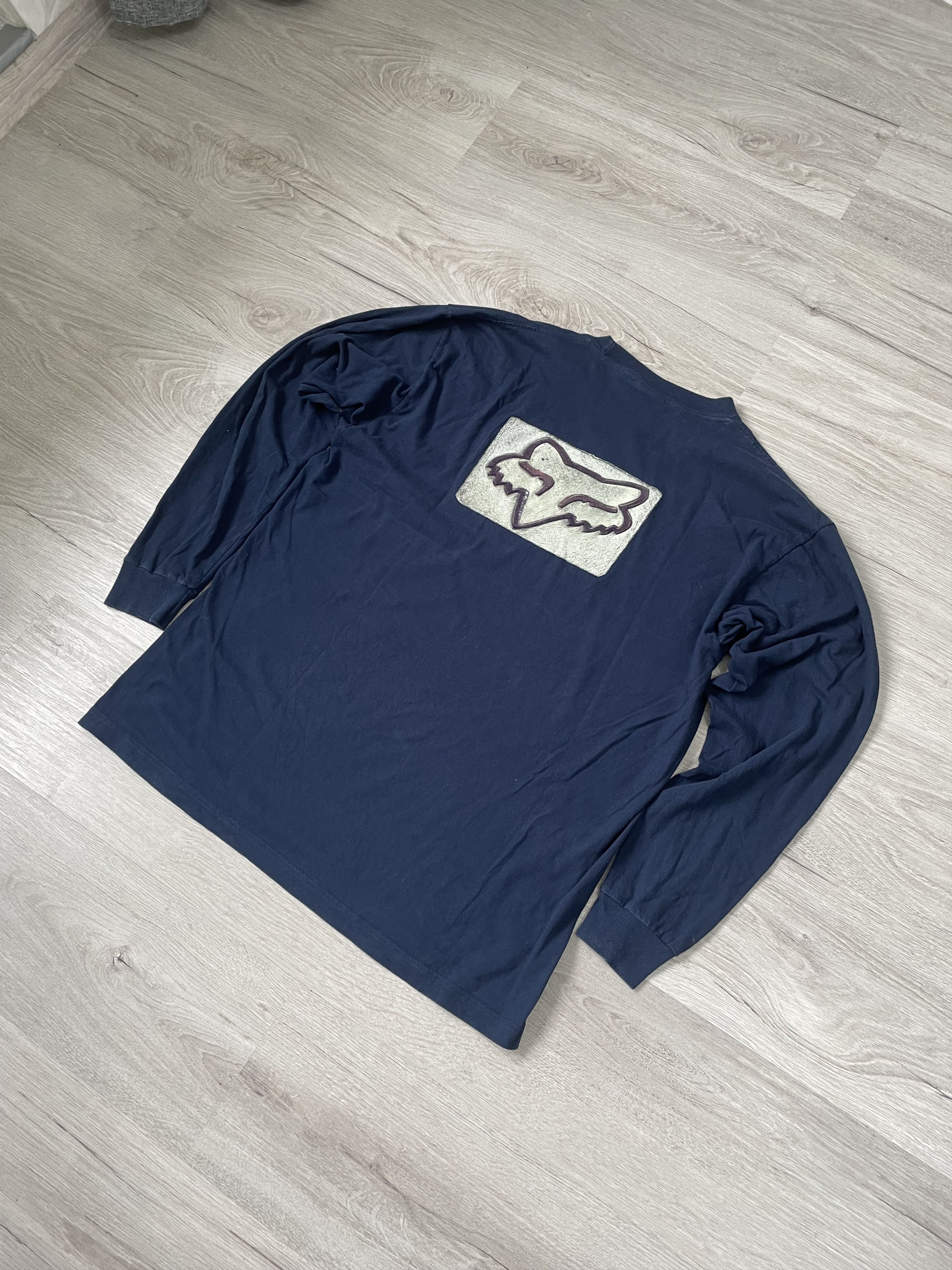 Fox Racing × Vintage MENS LONG SLEEVE FOX RACING JERSEY Size US XL / EU 56 / 4 - 9 Thumbnail