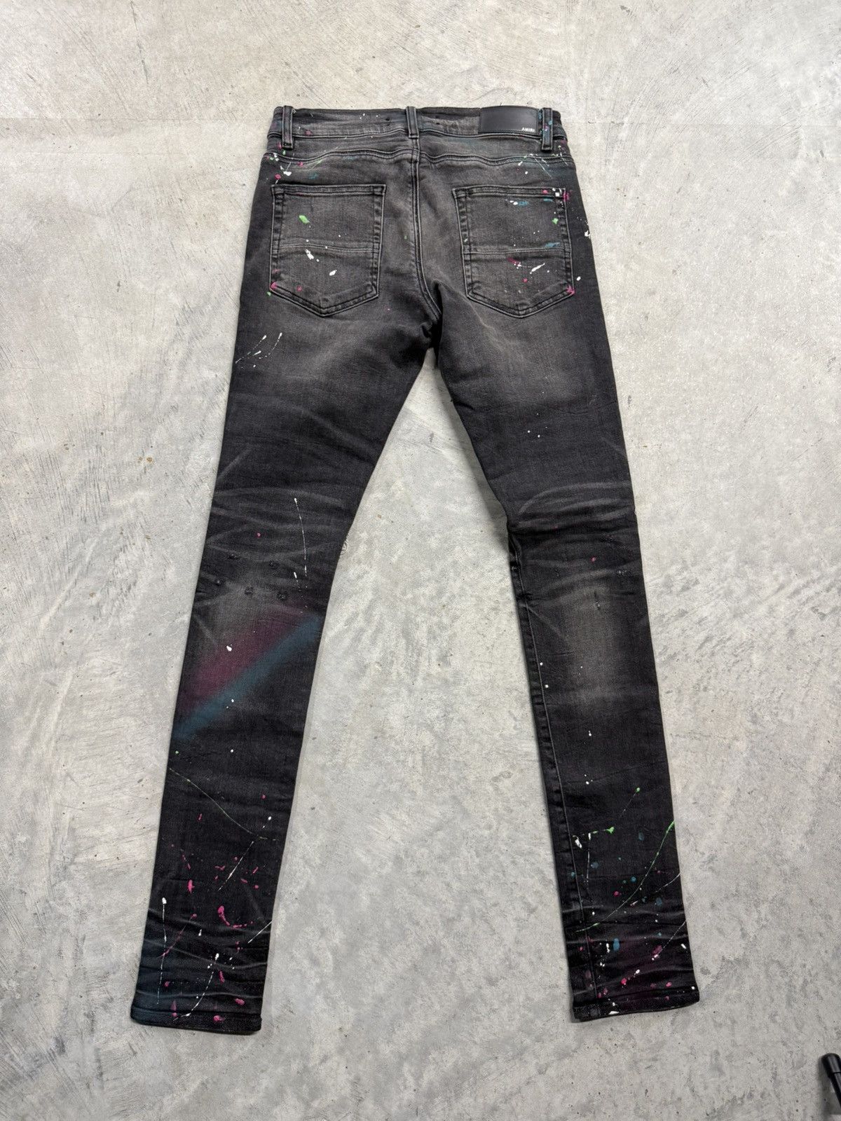 Amiri Amiri Distressed Paint Splatter Jeans Size US 30 / EU 46 - 2 Thumbnail