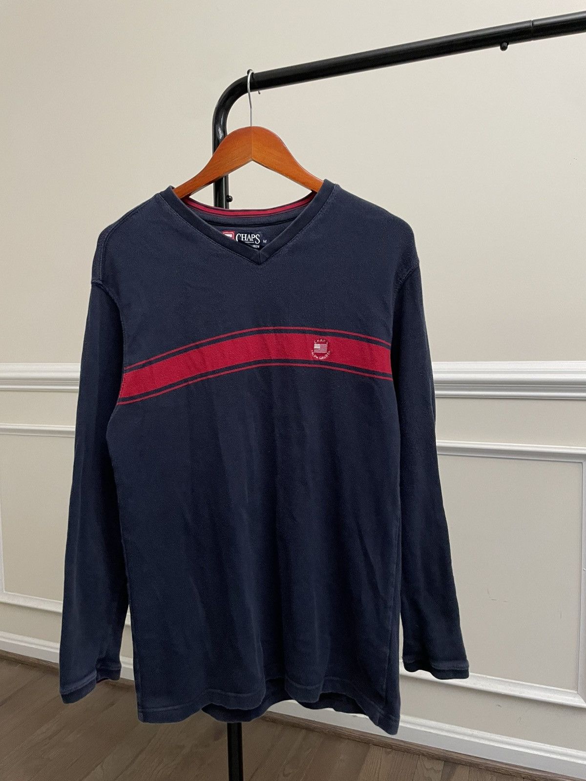Polo Ralph Lauren Vintage 90s Chaps Ralph Lauren Sweater Y2K Flag Our Legacy Size US M / EU 48-50 / 2 - 2 Thumbnail