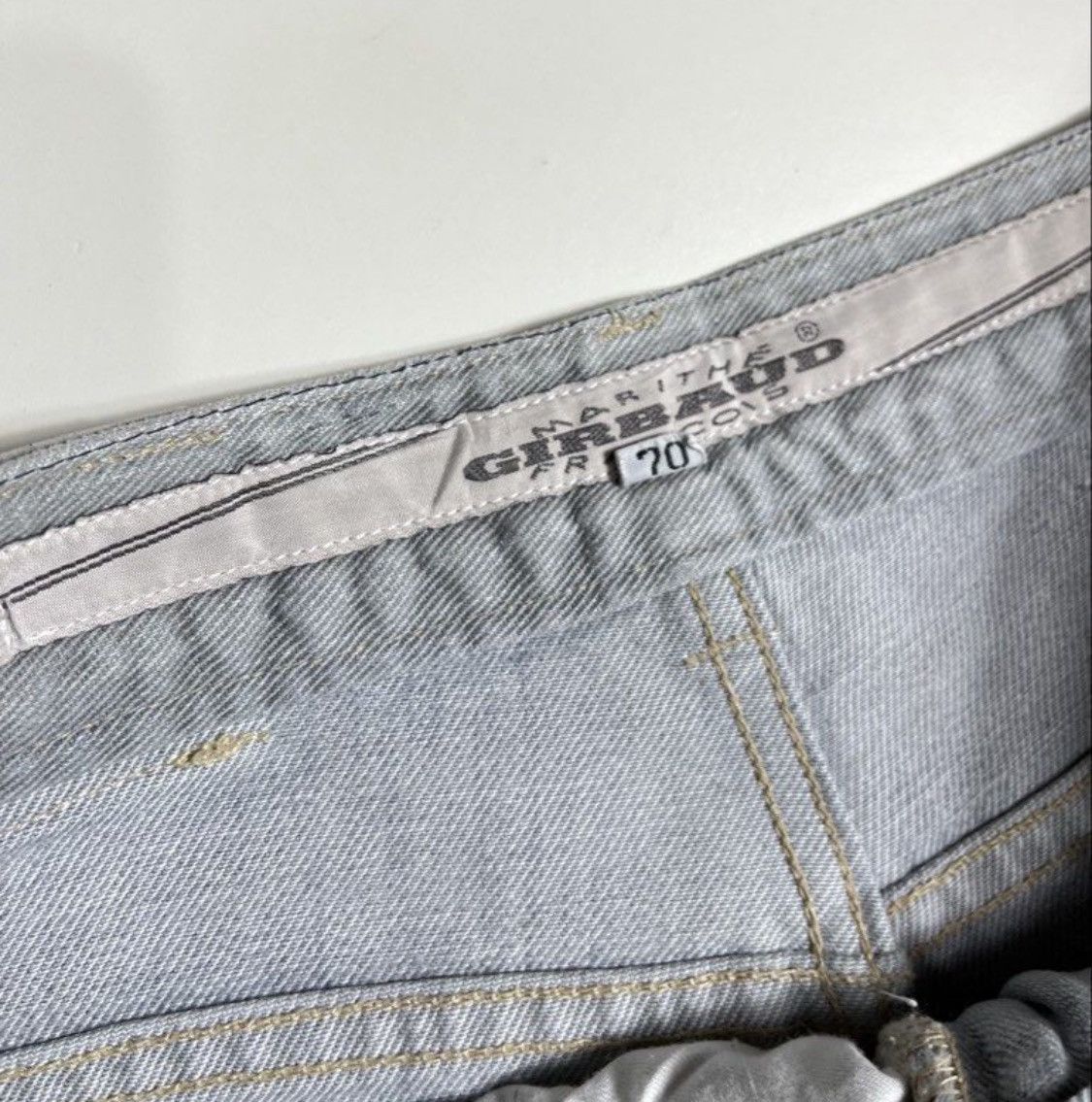 Marithe + Francois Girbaud Vtg MFG stone washed jeans Size US 28 / EU 44 - 3 Thumbnail
