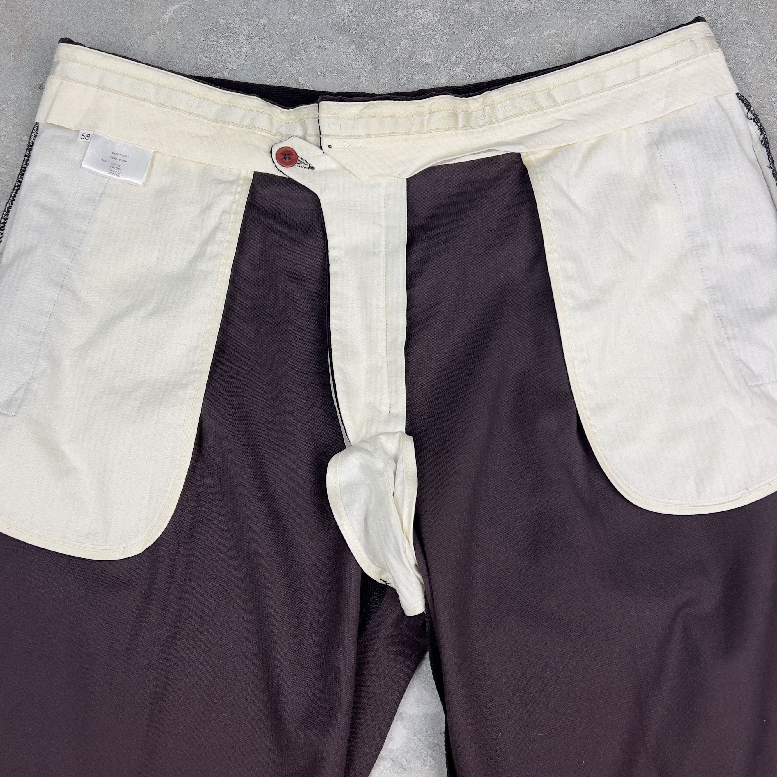 Givenchy GIVENCHY Mens Corduroy Straight Fit Trousers Pants Size US 42 / EU 58 - 12 Thumbnail